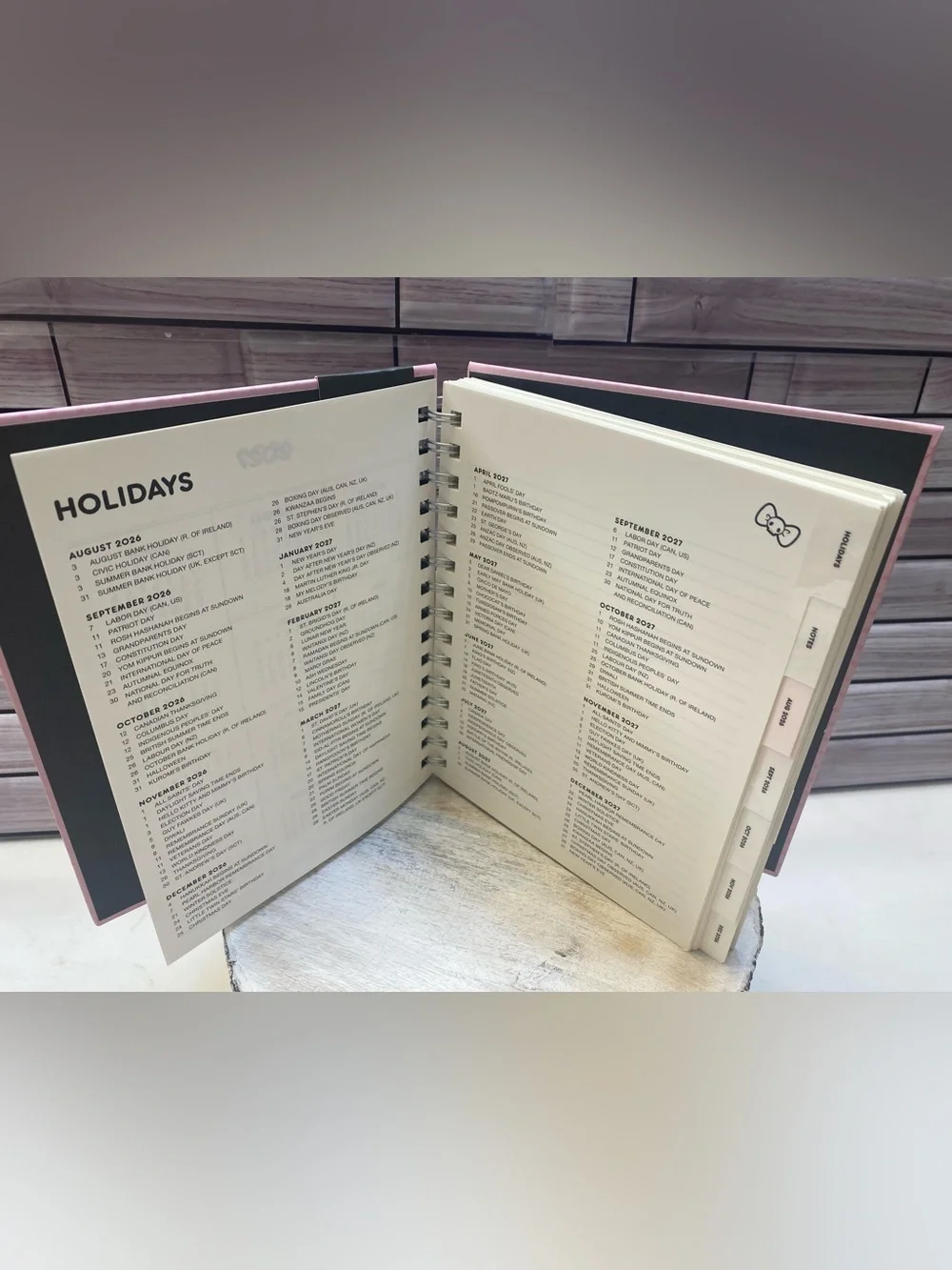 2026-2027 Kuromi ❤️17-month Monthly & Weekly Planner / Agenda New
